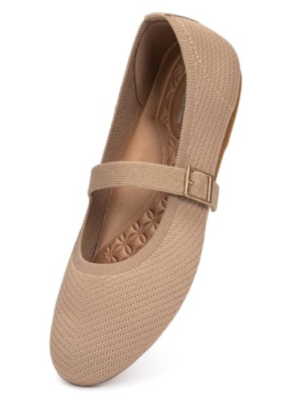 Women's Knitted Ballet Flats Comfortable Casual Slip On Round Toe